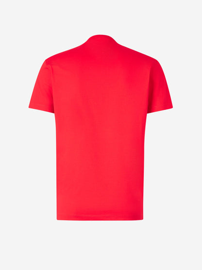 Outlet online Dsquared2 Hombre Camiseta Logo Algodón color Rojo sku 553-003811 01 - Foto 2