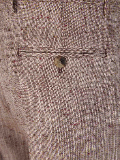 Outlet online Etro Hombre Pantalones Formales Texturizados color Burdeos sku 521-003008 01 - Foto 4