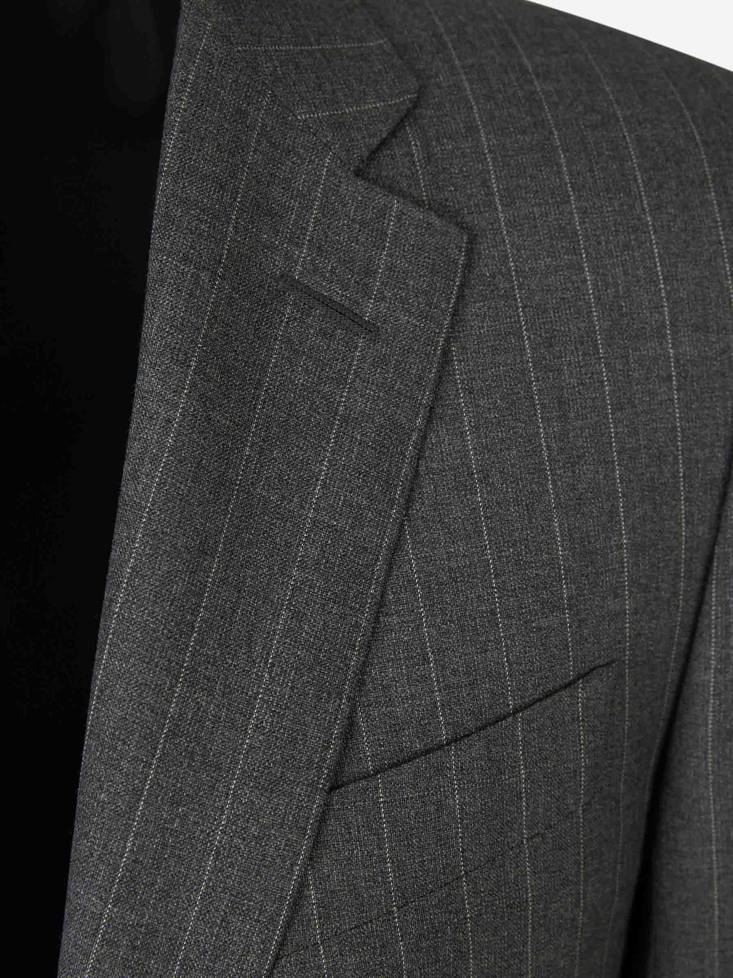 Outlet online Canali Hombre Traje Raya Diplomática color Gris Antracita sku 312-002806 01 - Foto 3