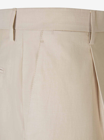 Outlet online Lardini Hombre Traje Liso Algodón color Crema sku 312-002788 01 - Foto 8