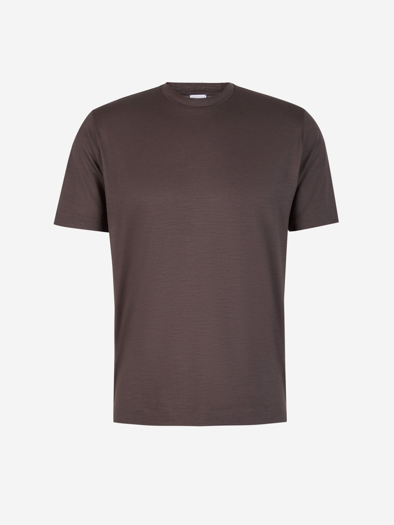 Outlet online Santa Eulalia Hombre Camiseta Lisa Lana color Marron Oscuro sku 553-003413 01 - Foto 1