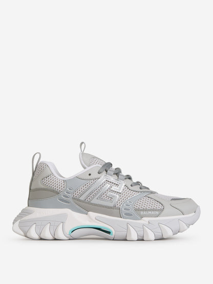 Outlet online Balmain Hombre Sneakers Piel Logo color Gris Claro sku 616-002571 01 - Foto 1