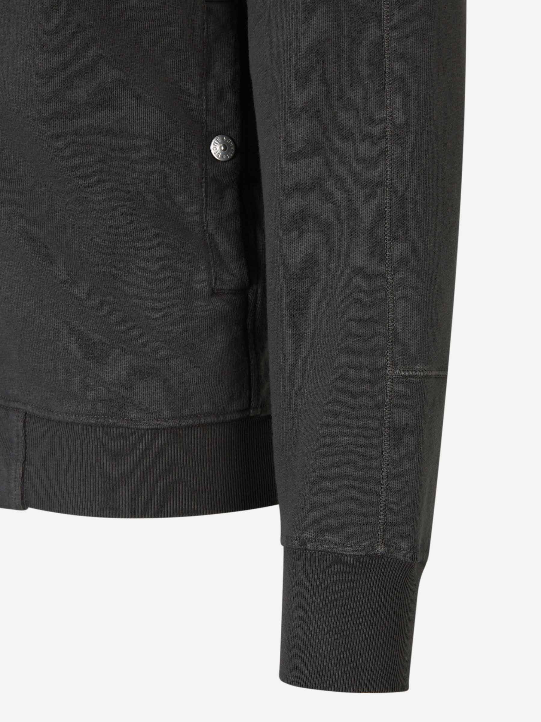 Outlet online Stone Island Hombre Sudadera Cremallera 65960 ‘OLD’ color Gris Antracita sku 545-001582 01 - Foto 4