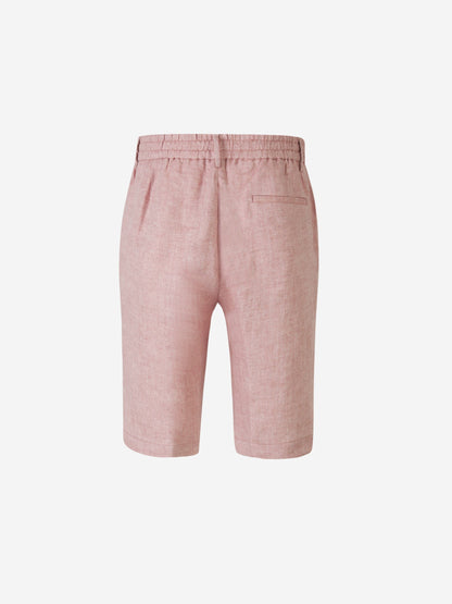 Outlet online Santa Eulalia Hombre Bermudas Lino color Rojo sku 523-000978 03 - Foto 2