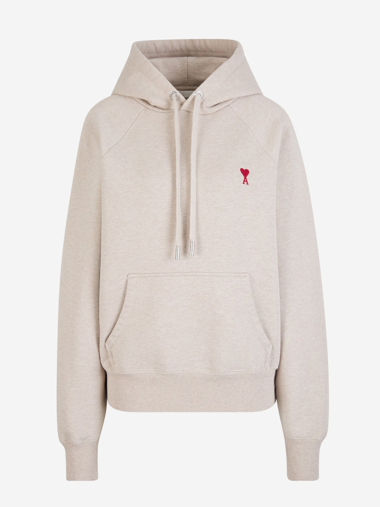 Outlet online Ami Paris Mujer Sudadera Logo Algodón color Beis sku 715-000123 01 - Foto 1
