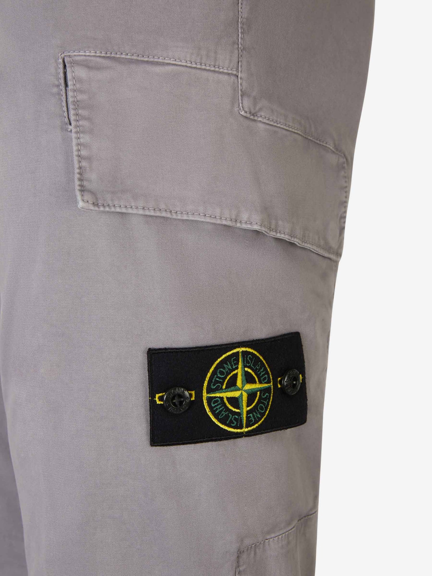 Outlet online Stone Island Hombre Pantalones Algodón Logo color Lila sku 521-003028 03 - Foto 5