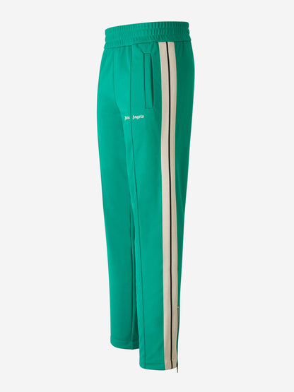 Outlet online Palm Angels Hombre Joggers Franja Contraste color Verde Oscuro sku 521-002998 03 - Foto 2