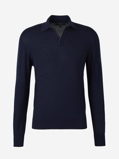 Outlet online Sease Hombre Polo Punto Lana color Azul Cobalto sku 551-000357 00 - Foto 1
