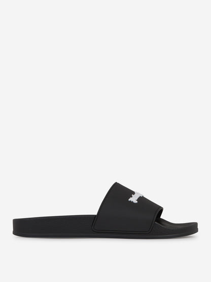 Outlet online Palm Angels Hombre Sandalias Pool Logo color Negro sku 617-000095 02 - Foto 1