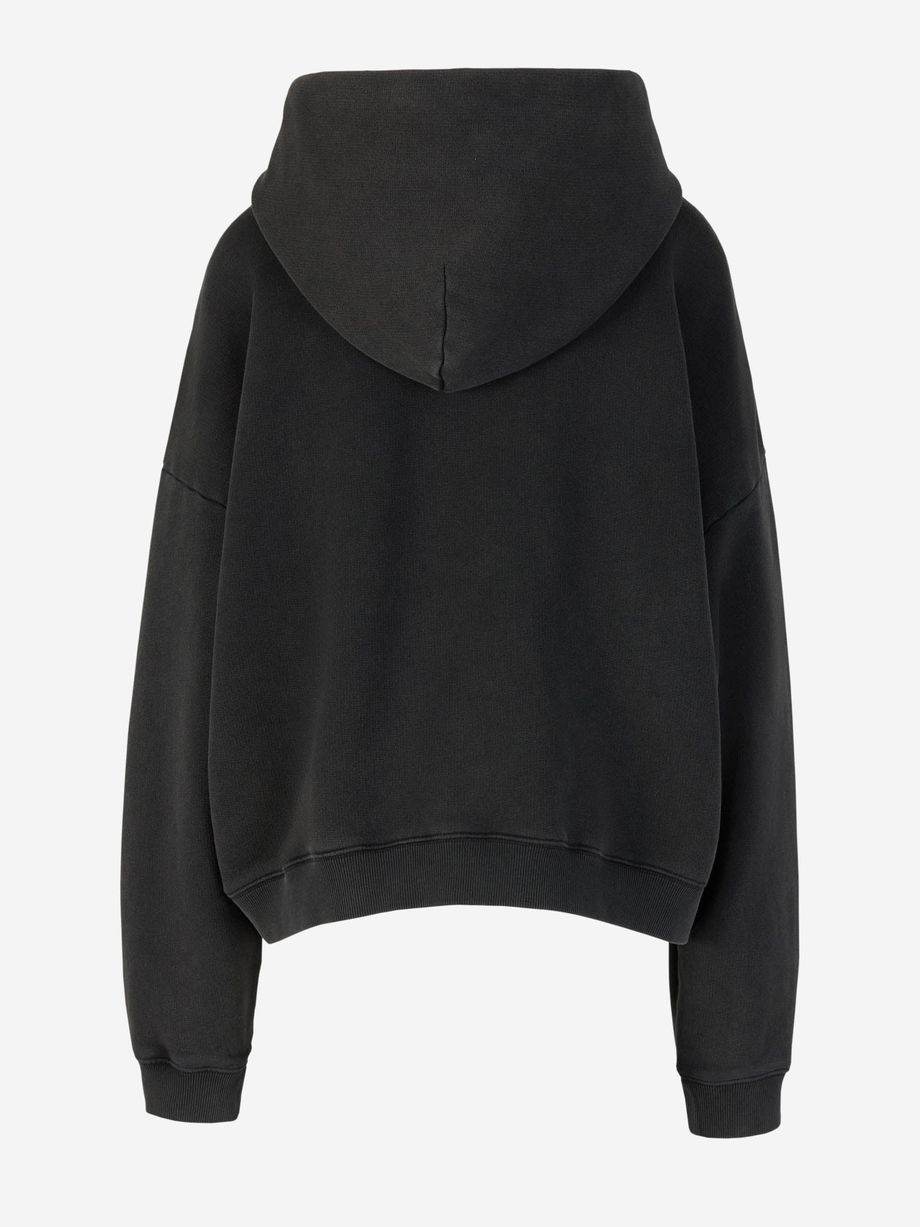 Outlet online Acne Studios Mujer Sudadera Estampada Capucha color Gris Antracita sku 715-000135 01 - Foto 2