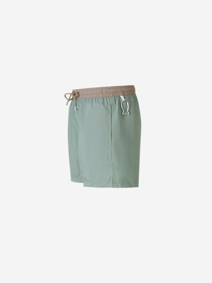 Outlet online Fedeli Hombre Bañador Técnico Bicolor color Verde Menta sku 561-001322 02 - Foto 2