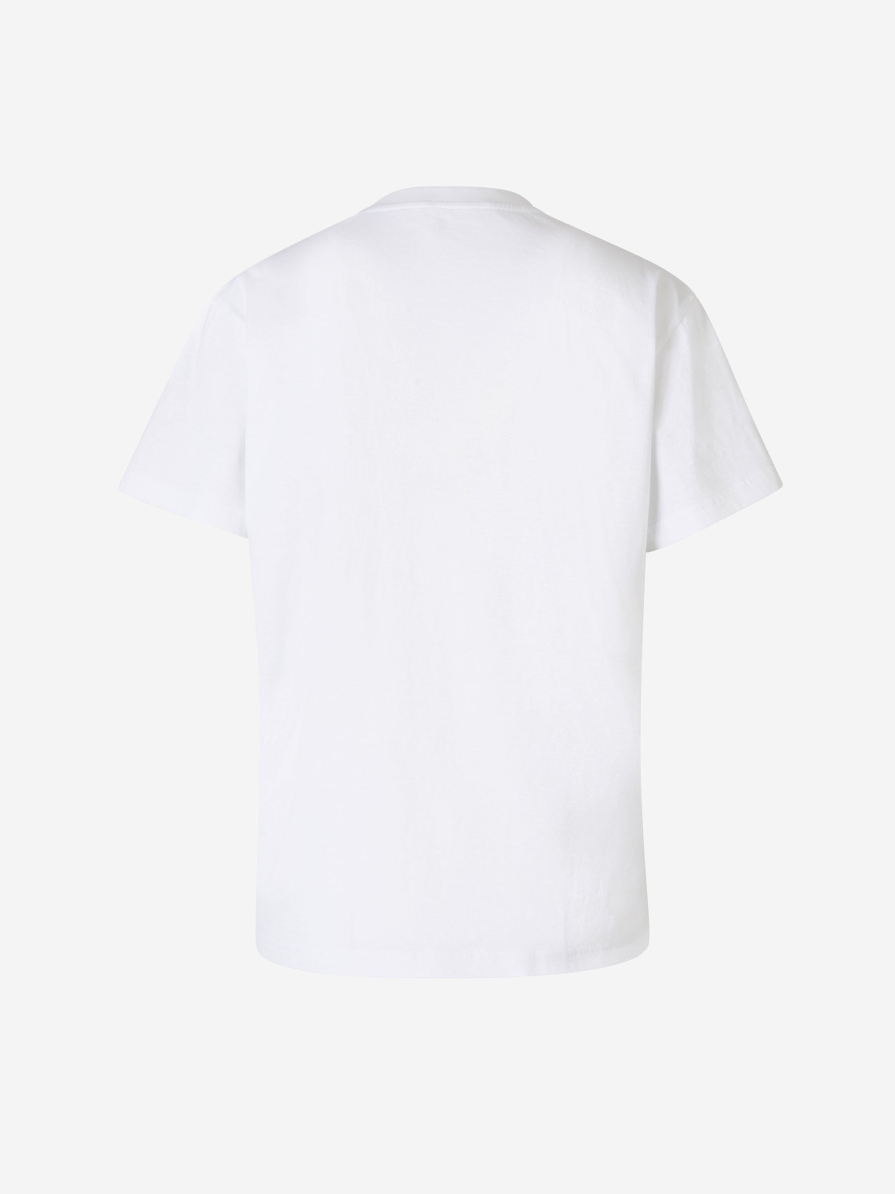 Outlet online Chloé Mujer Camiseta Logo Algodón color Blanco sku 782-001569 01 - Foto 3
