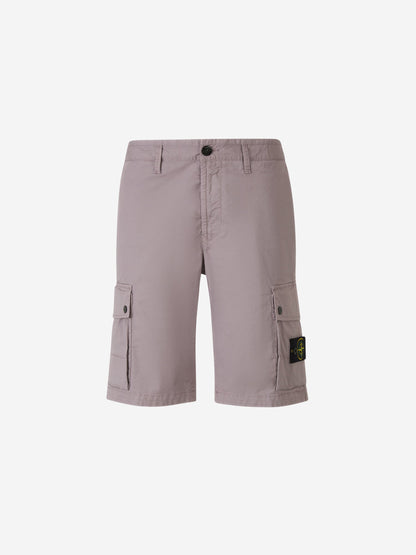 Outlet online Stone Island Hombre Bermudas Cargo Logo color Lila sku 523-000976 04 - Foto 1