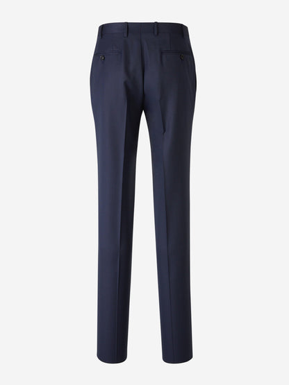 Outlet online Canali Hombre Traje Clásico Lana color Azul Noche sku 312-002801 01 - Foto 7