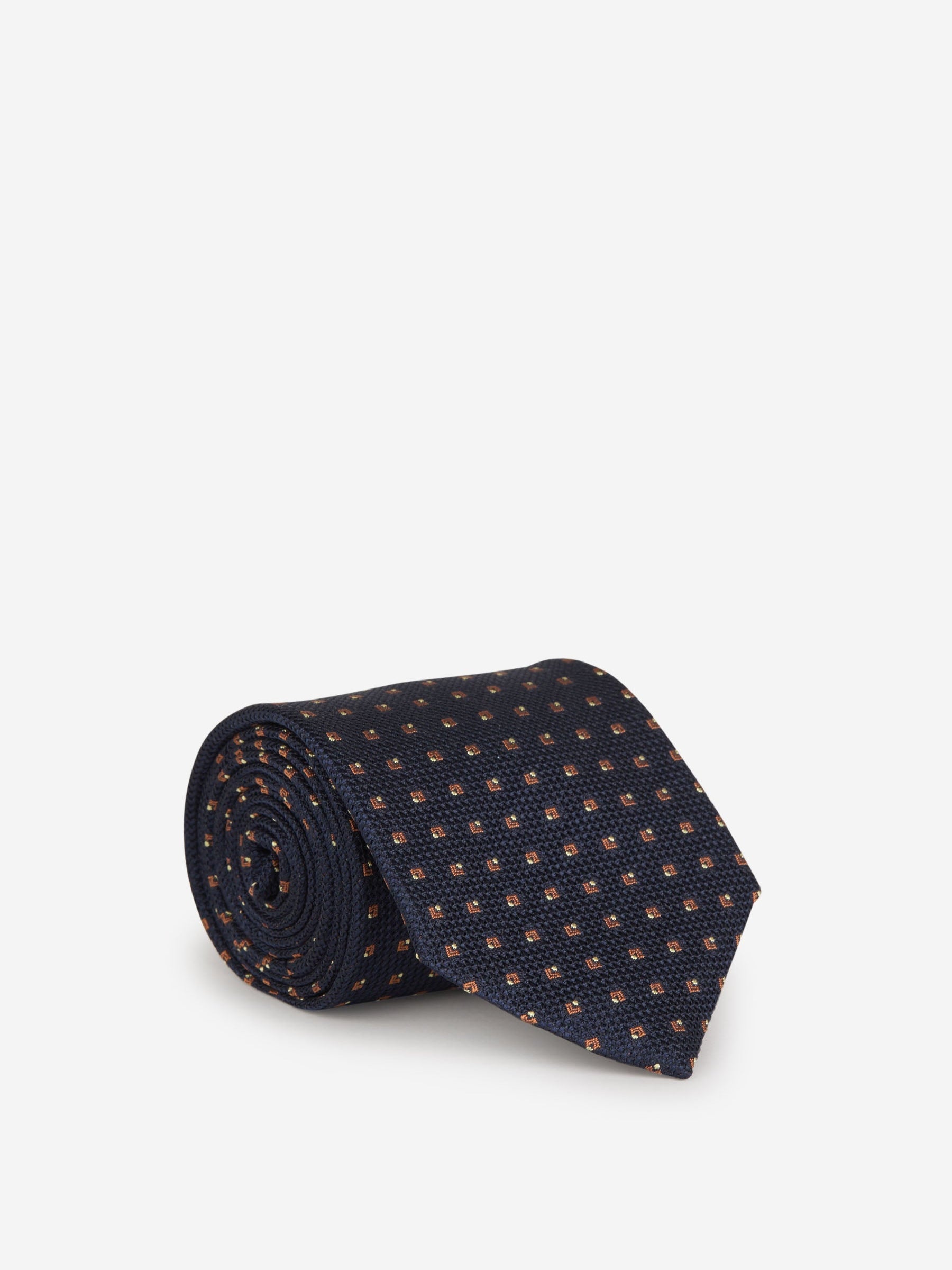 Outlet online Brioni Hombre Corbata Motivo Geométrico color Azul Noche sku 601-001083 02 - Foto 1