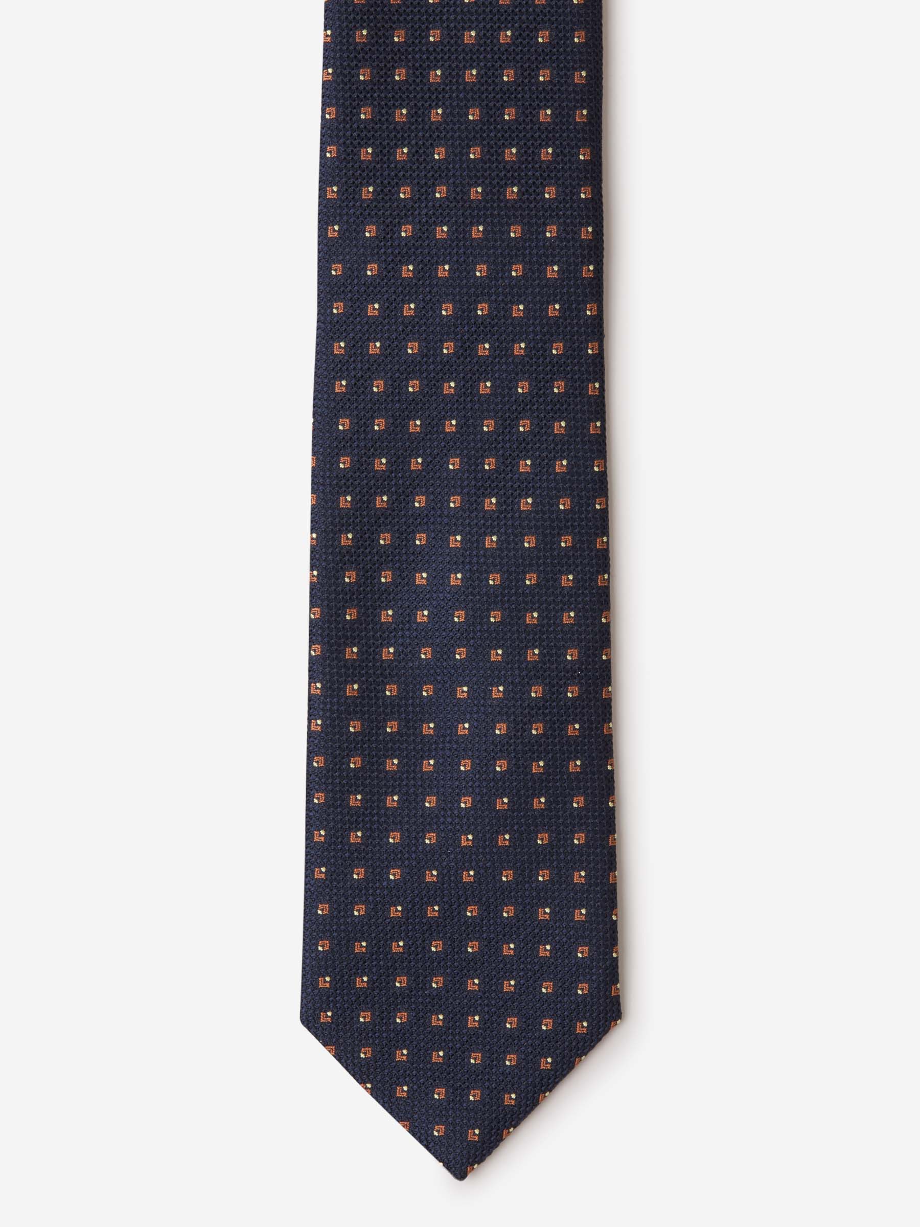 Outlet online Brioni Hombre Corbata Motivo Geométrico color Azul Noche sku 601-001083 02 - Foto 2