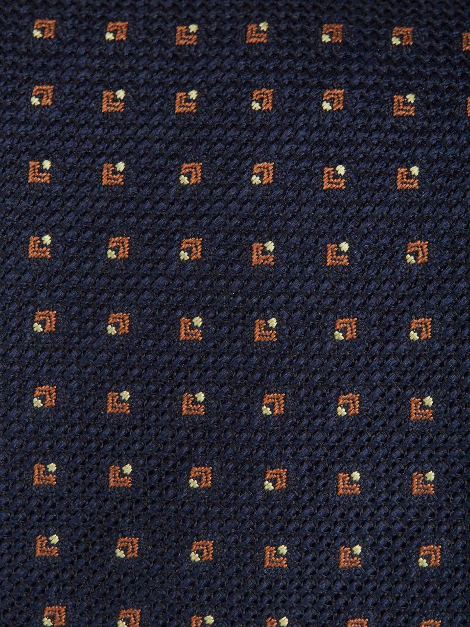 Outlet online Brioni Hombre Corbata Motivo Geométrico color Azul Noche sku 601-001083 02 - Foto 3