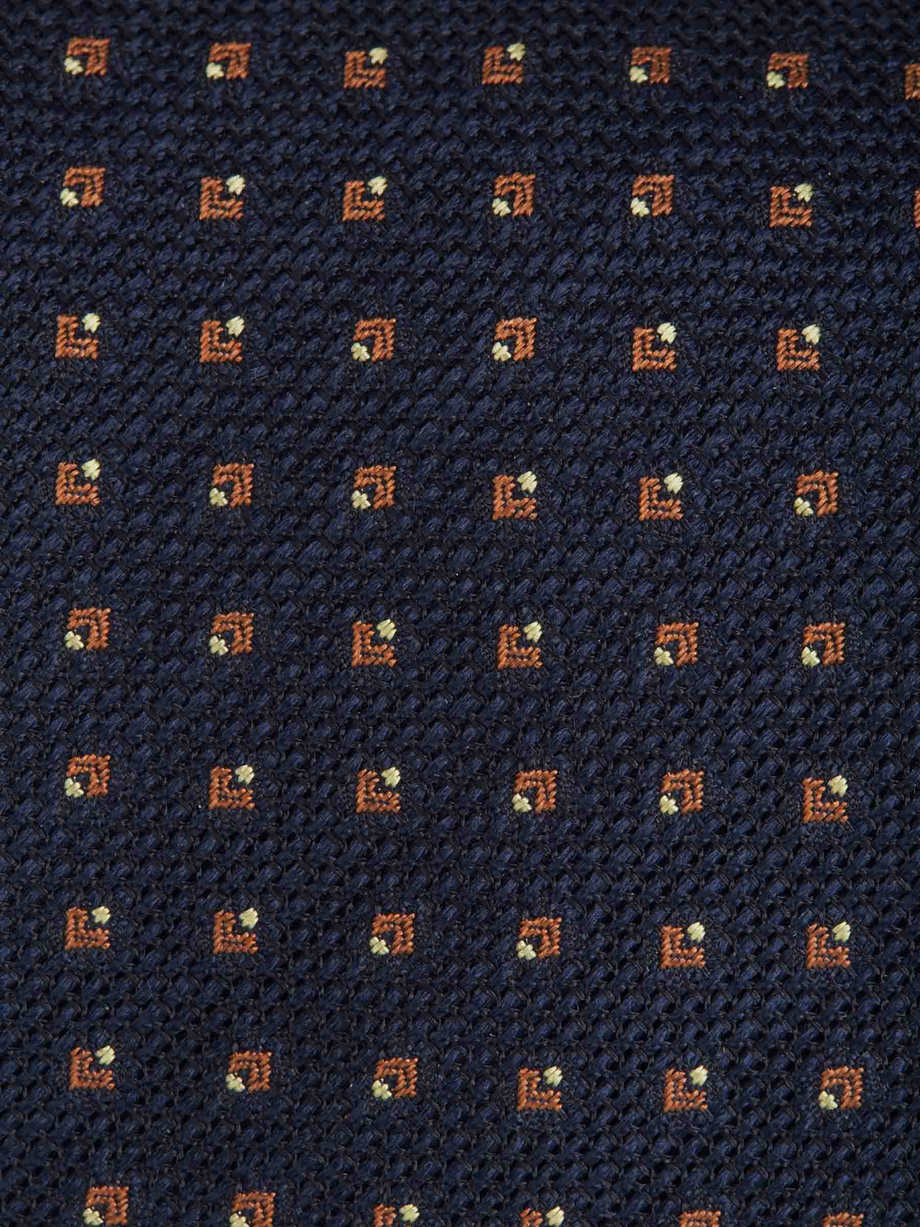 Outlet online Brioni Hombre Corbata Motivo Geométrico color Azul Noche sku 601-001083 02 - Foto 3