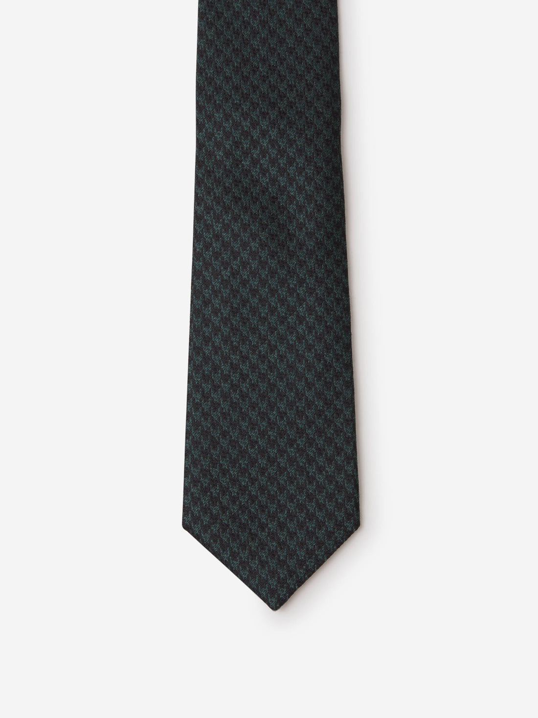Outlet online Isaia Hombre Corbata Pata De Gallo color Verde Oscuro sku 601-001122 01 - Foto 2