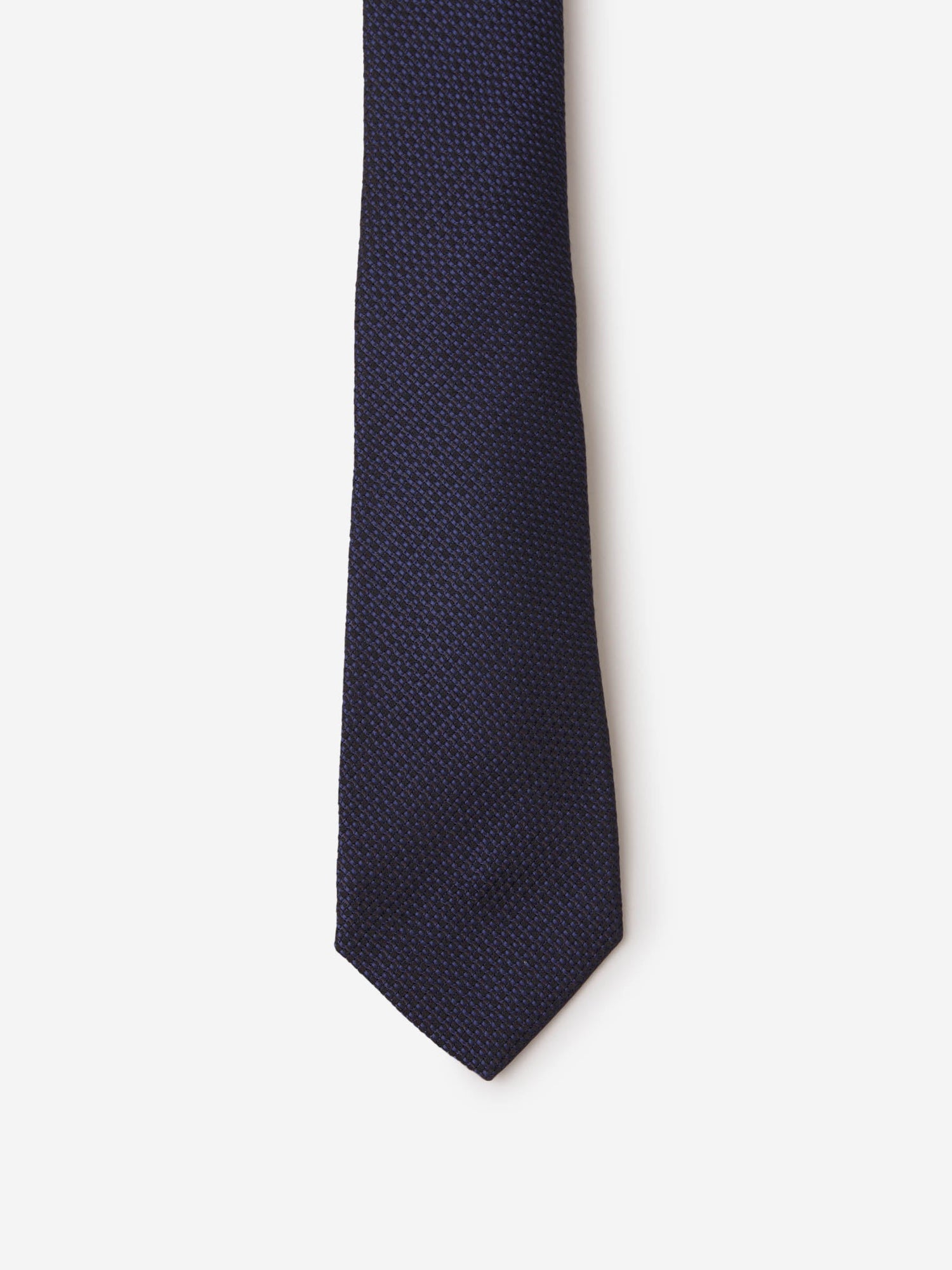 Outlet online Kiton Hombre Corbata Texturizada Lana Y Seda color Azul Noche sku 601-001136 02 - Foto 3