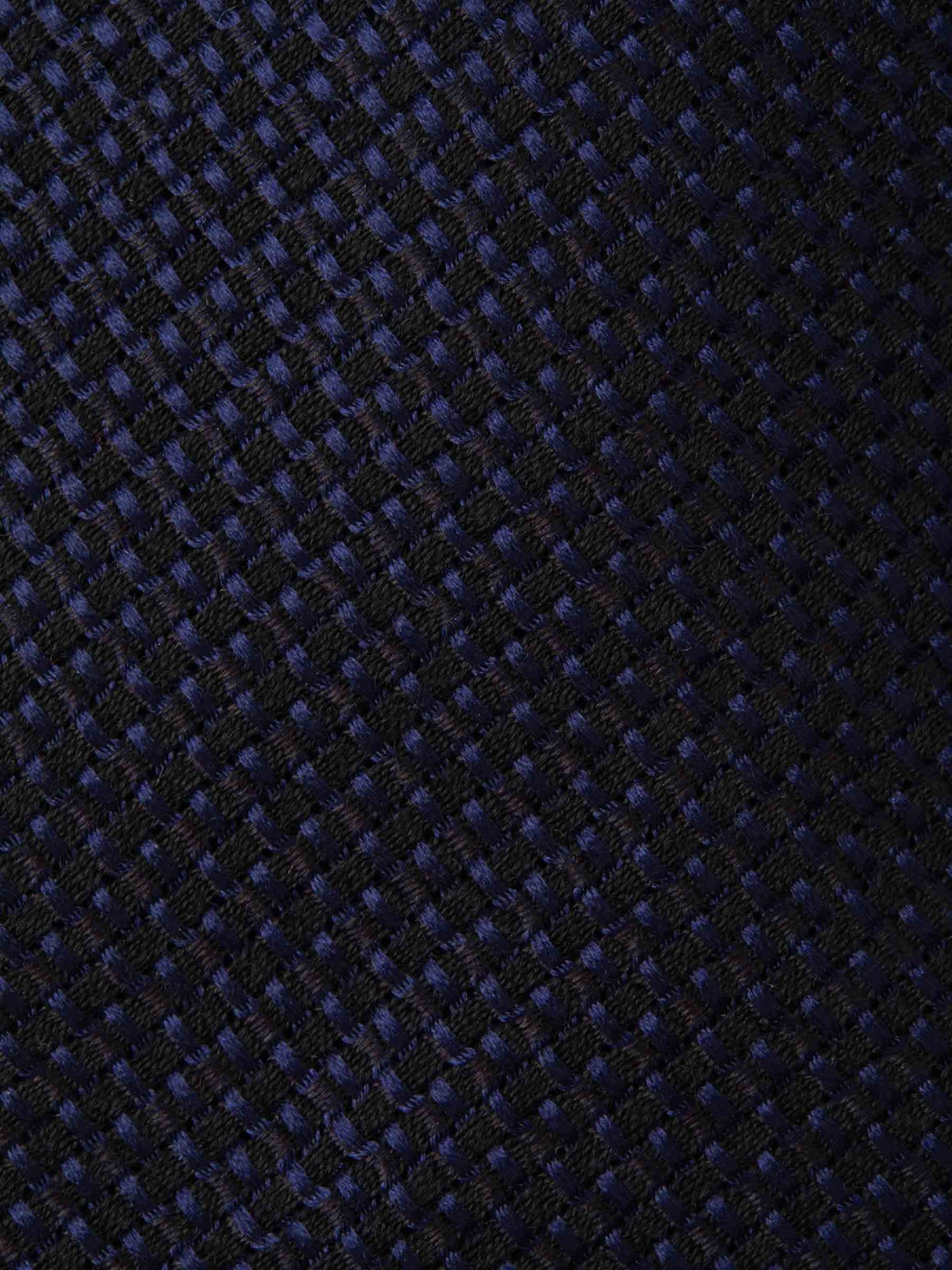 Outlet online Kiton Hombre Corbata Texturizada Lana Y Seda color Azul Noche sku 601-001136 02 - Foto 2