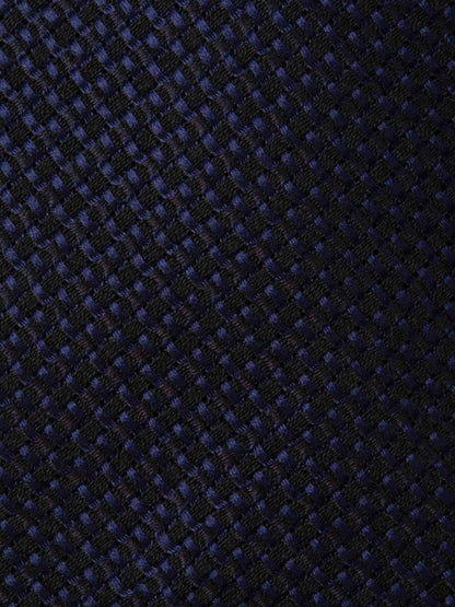 Outlet online Kiton Hombre Corbata Texturizada Lana Y Seda color Azul Noche sku 601-001136 02 - Foto 2