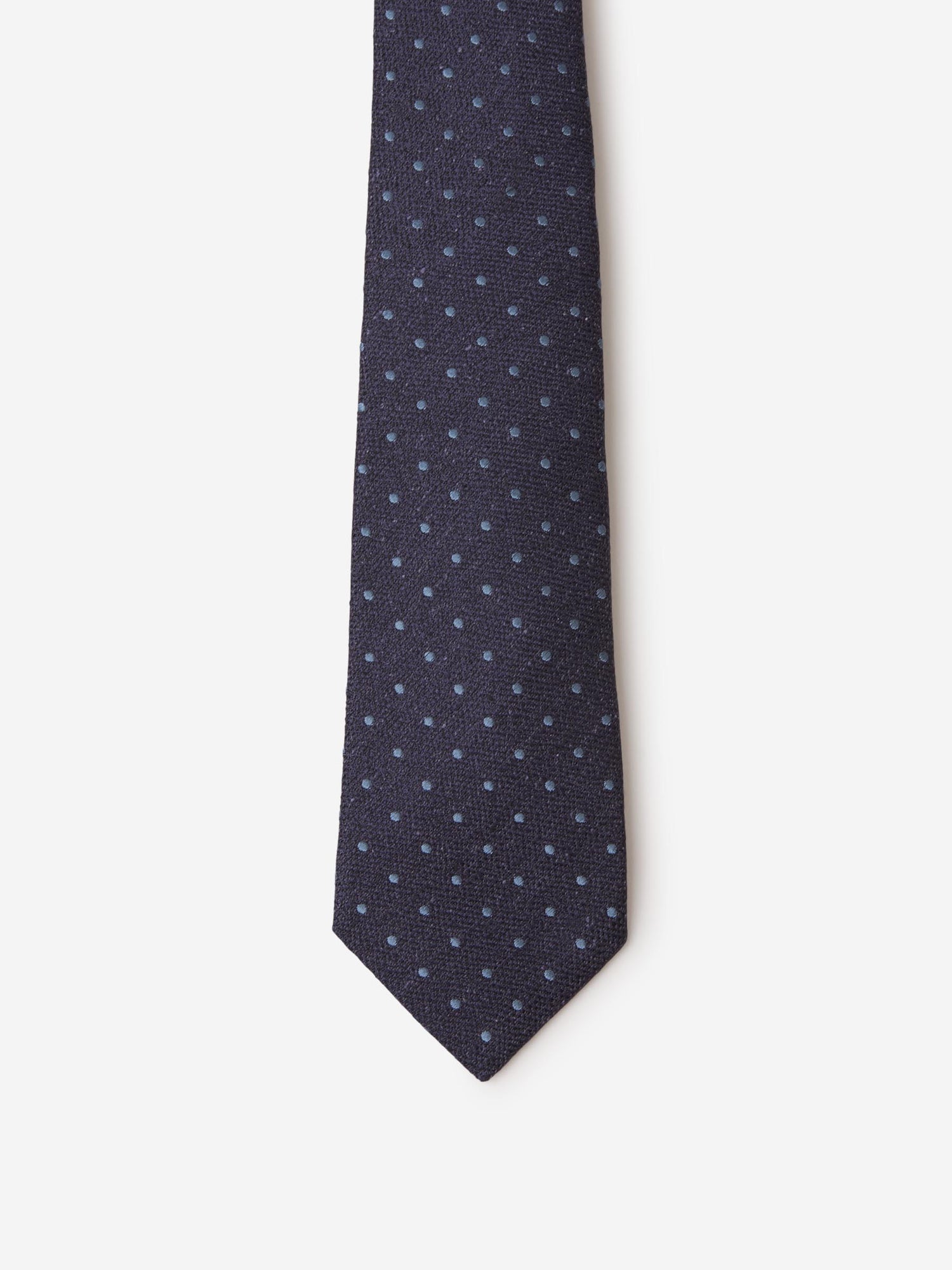 Outlet online Kiton Hombre Corbata Motivo Topos color Azul Cobalto sku 601-001157 01 - Foto 2