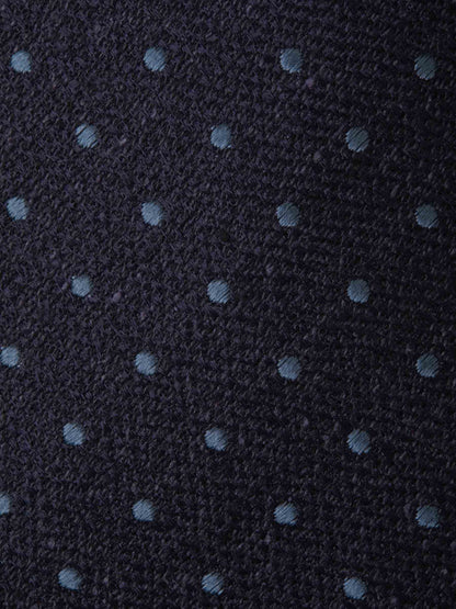 Outlet online Kiton Hombre Corbata Motivo Topos color Azul Cobalto sku 601-001157 01 - Foto 3
