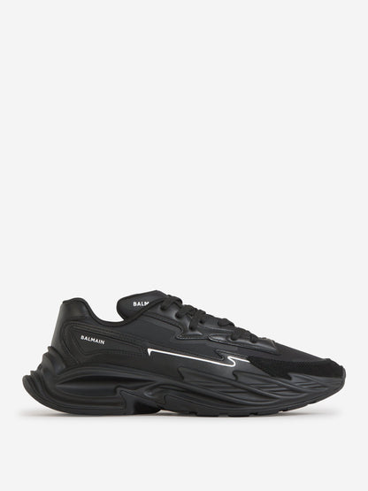 Outlet online Balmain Hombre Sneakers Run-Row Piel color Negro sku 616-002572 01 - Foto 1