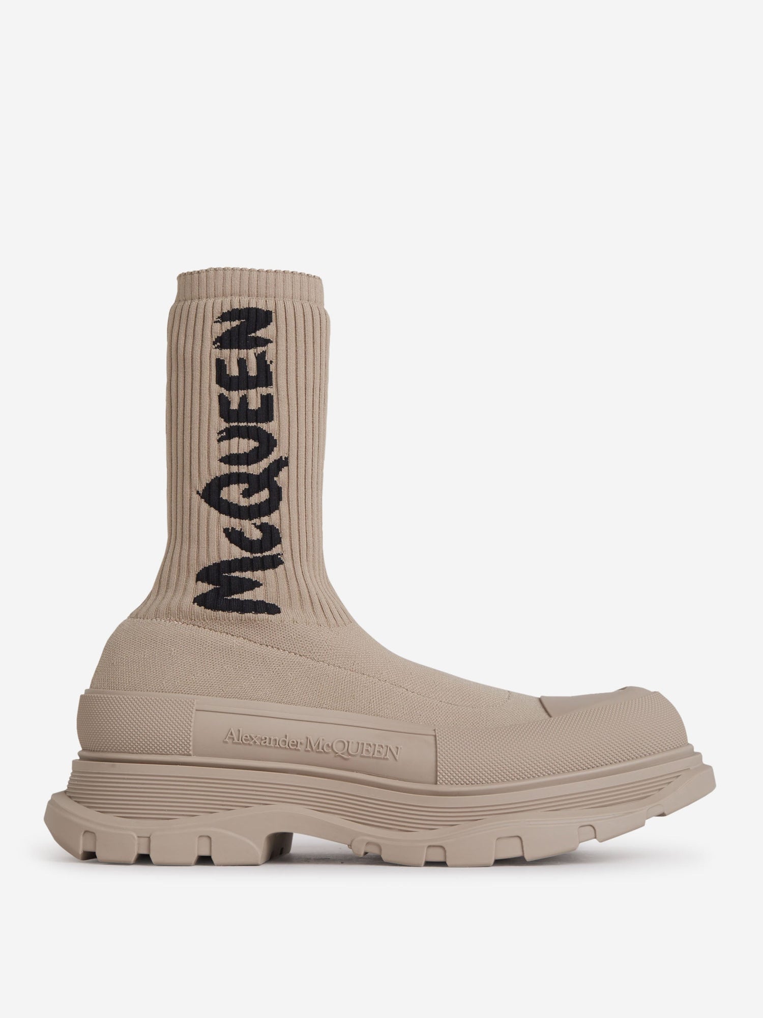 Outlet online McQueen Hombre Botas Graffiti Knit Tread color Negro sku 611-003948 01 - Foto 6