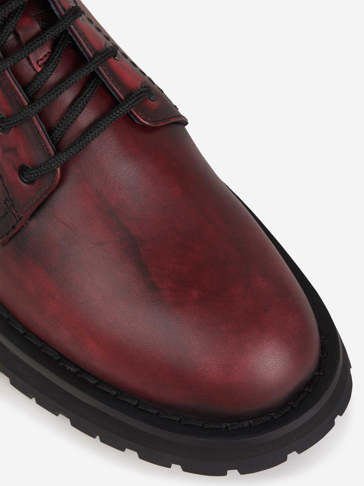 Outlet online McQueen Hombre Botas Piel Logo color Rojo sku 611-003978 00 - Foto 1