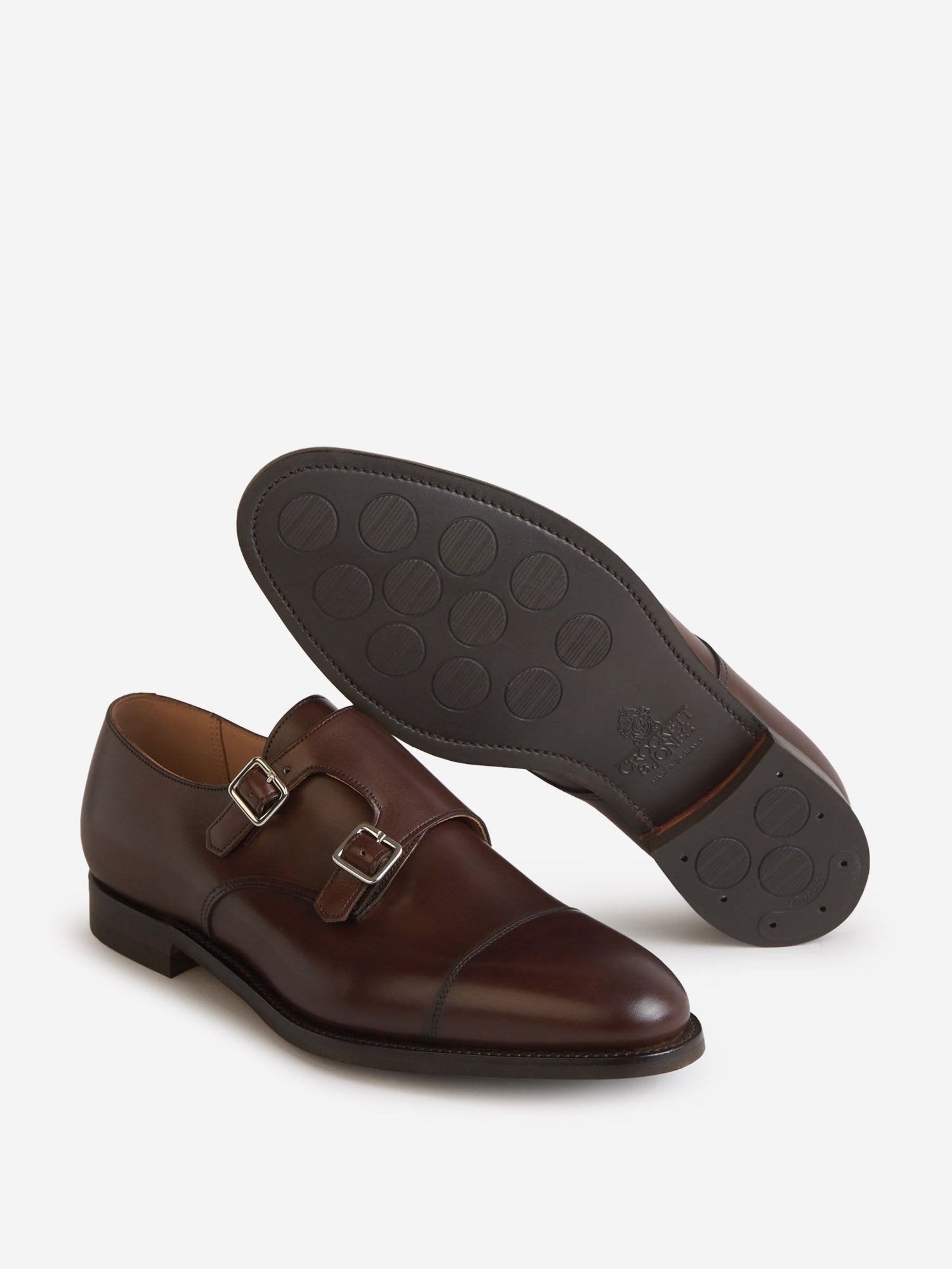 Outlet online Crockett &amp; Jones Hombre Zapatos Hebilla Monkstrap Lowndes color Marrón Oscuro sku 611-004163 01 - Foto 4