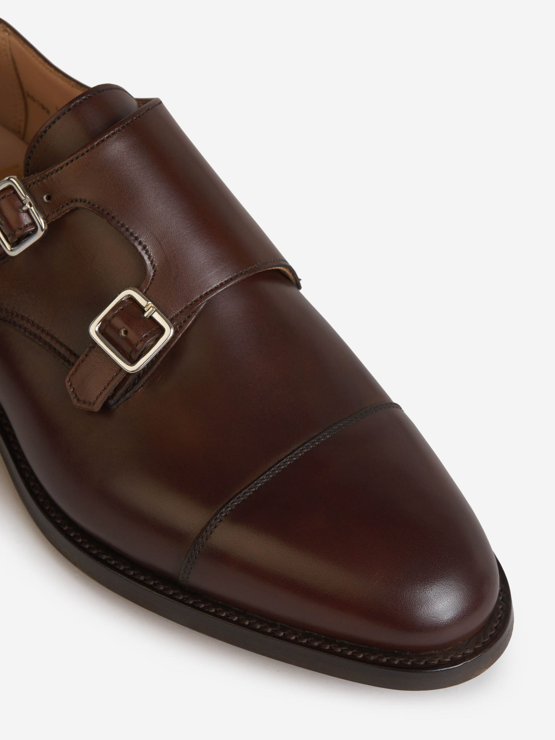 Outlet online Crockett &amp; Jones Hombre Zapatos Hebilla Monkstrap Lowndes color Marrón Oscuro sku 611-004163 01 - Foto 5