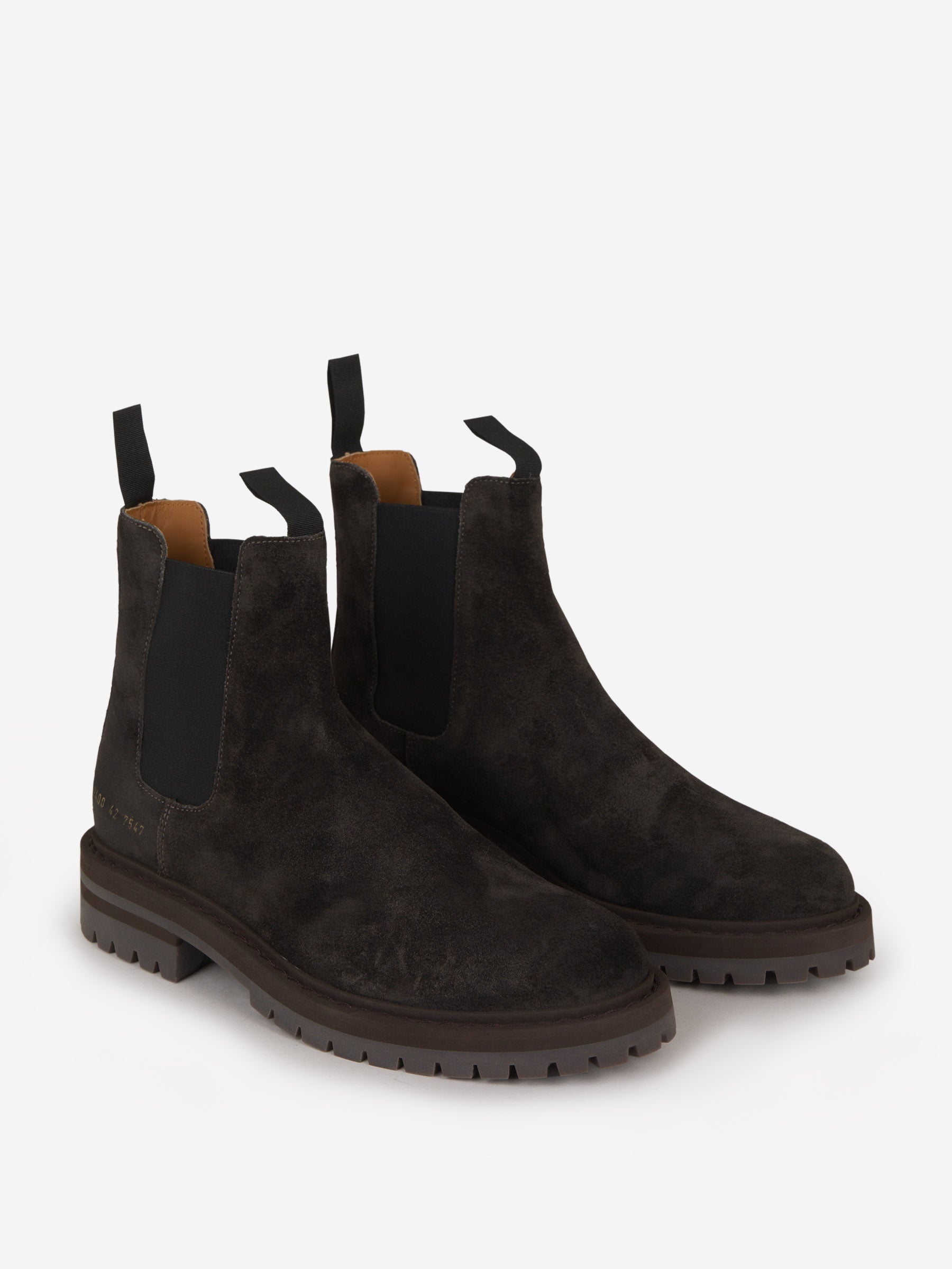 Outlet online Common Projects Hombre Botas Ante color Negro sku 611-004187 01 - Foto 2