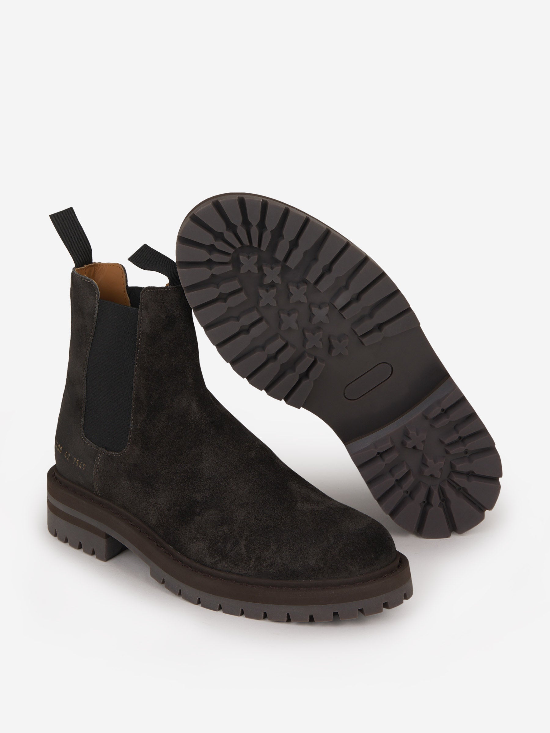 Outlet online Common Projects Hombre Botas Ante color Negro sku 611-004187 01 - Foto 4