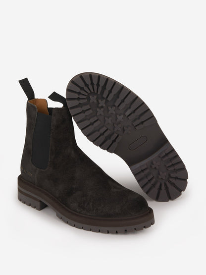 Outlet online Common Projects Hombre Botas Ante color Negro sku 611-004187 01 - Foto 4