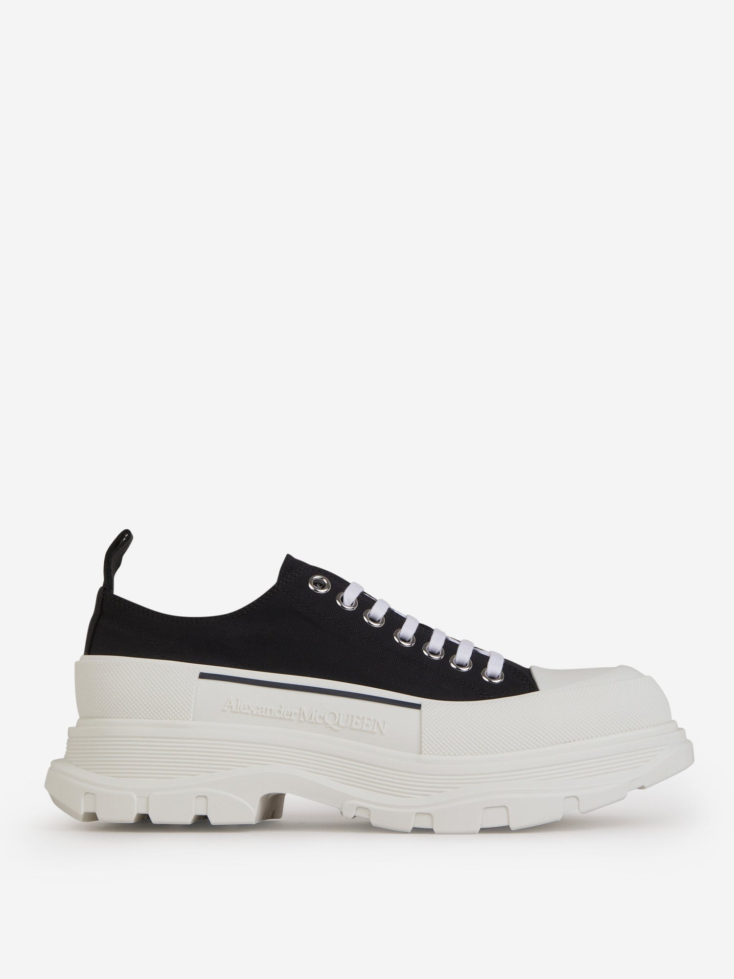 Outlet online Alexander McQueen Hombre Sneakers Tread Slick color Negro sku 611-004197 01 - Foto 1