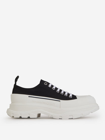 Outlet online Alexander McQueen Hombre Sneakers Tread Slick color Negro sku 611-004197 01 - Foto 1