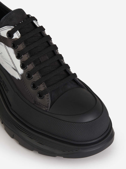 Outlet online McQueen Hombre Sneakers Tread Slick Lace Up color Negro sku 611-004200 01 - Foto 3