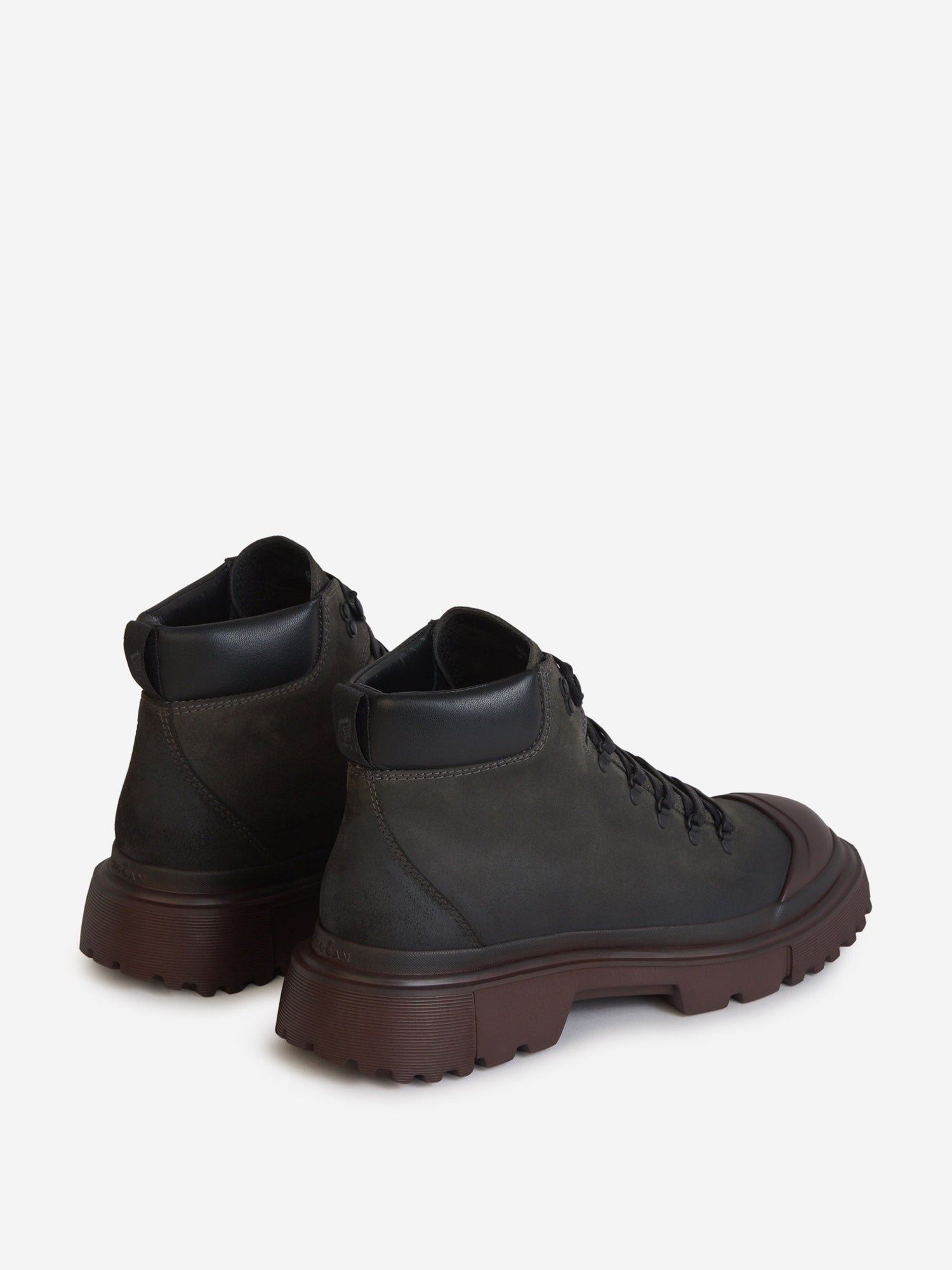 Outlet online Hogan Hombre Botas Hogan H619 color Verde Militar sku 611-004209 01 - Foto 3