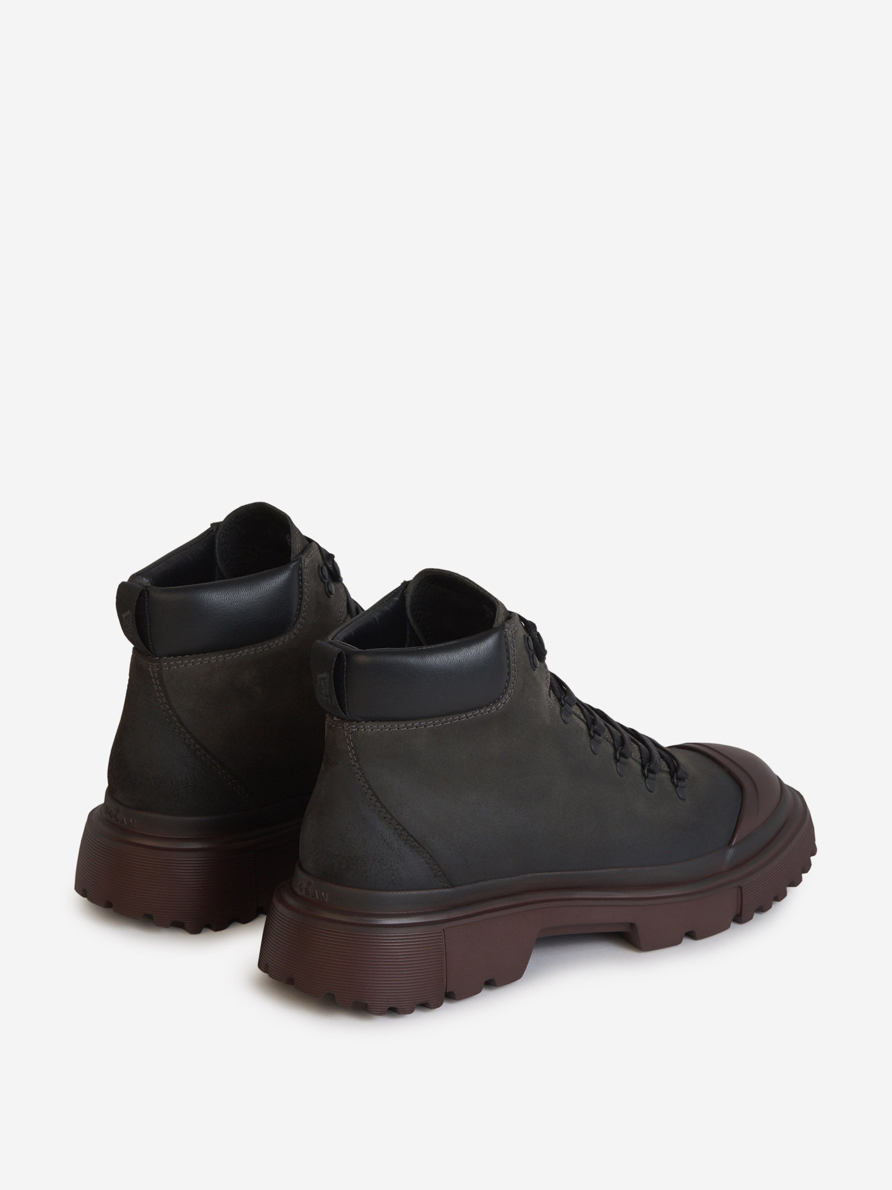 Outlet online Hogan Hombre Botas Hogan H619 color Verde Militar sku 611-004209 01 - Foto 3