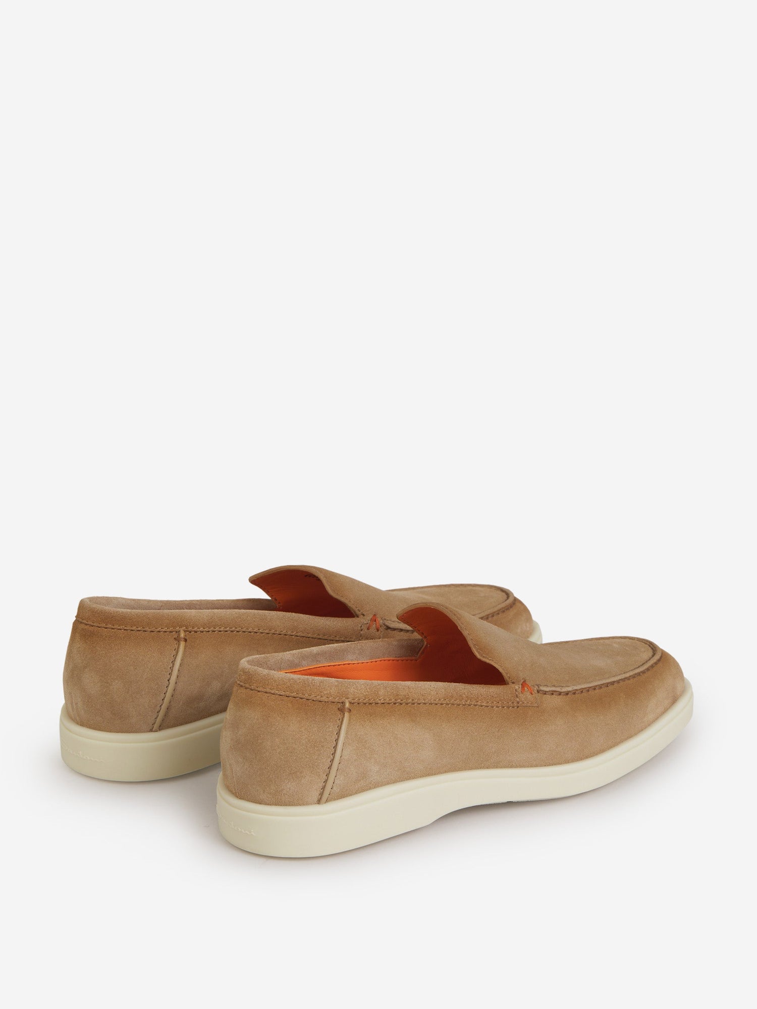 Outlet online Santoni Hombre Mocasines Piel Ante color Marrón sku 611-004241 01 - Foto 3