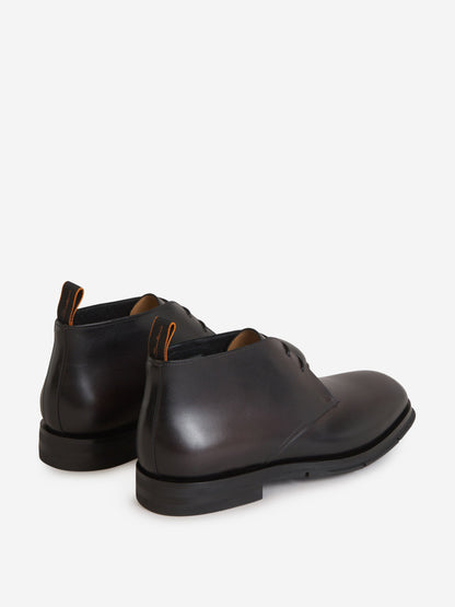 Outlet online Santoni Hombre Botas Piel color Negro sku 611-004245 01 - Foto 3
