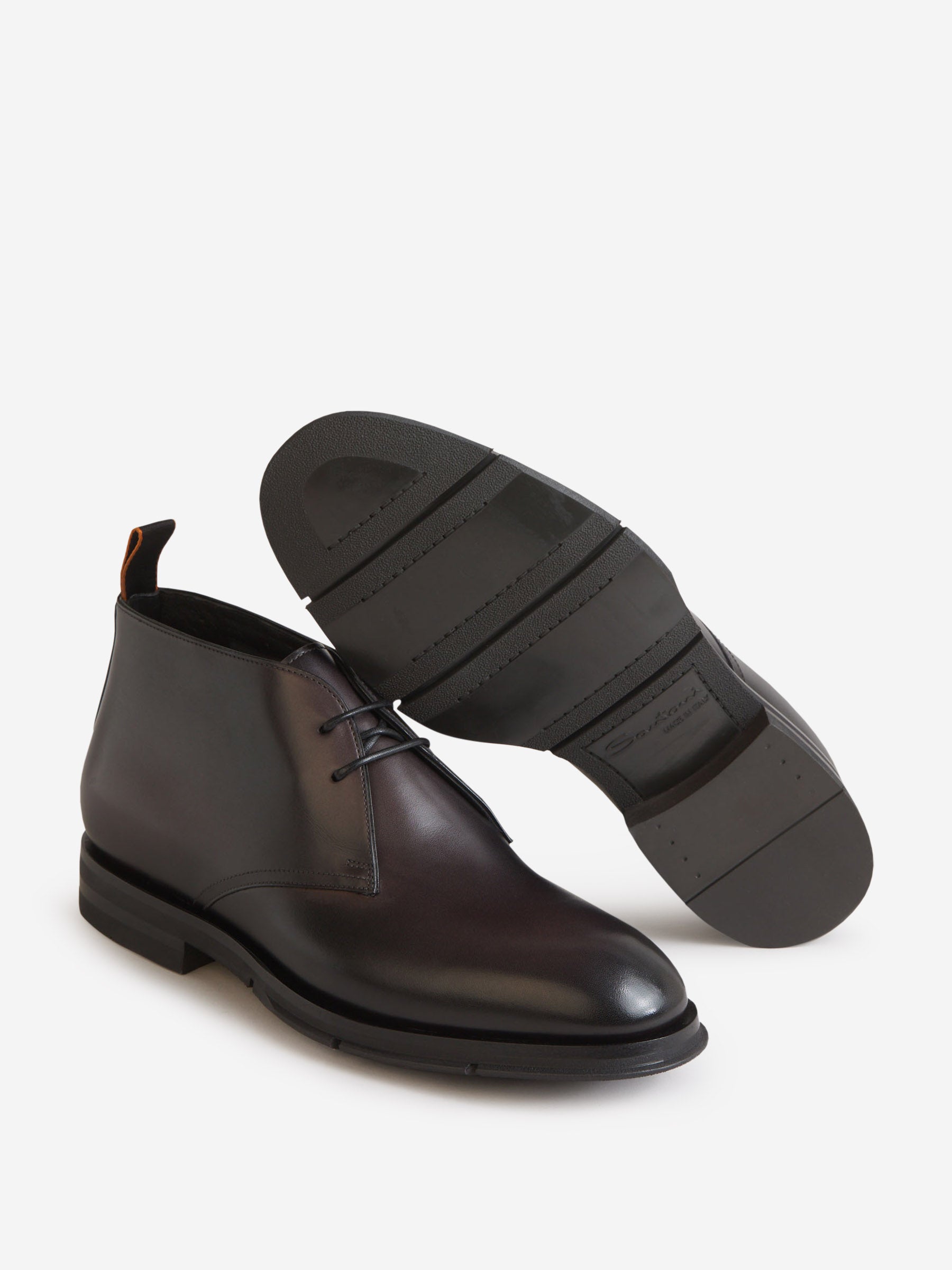 Outlet online Santoni Hombre Botas Piel color Negro sku 611-004245 01 - Foto 4