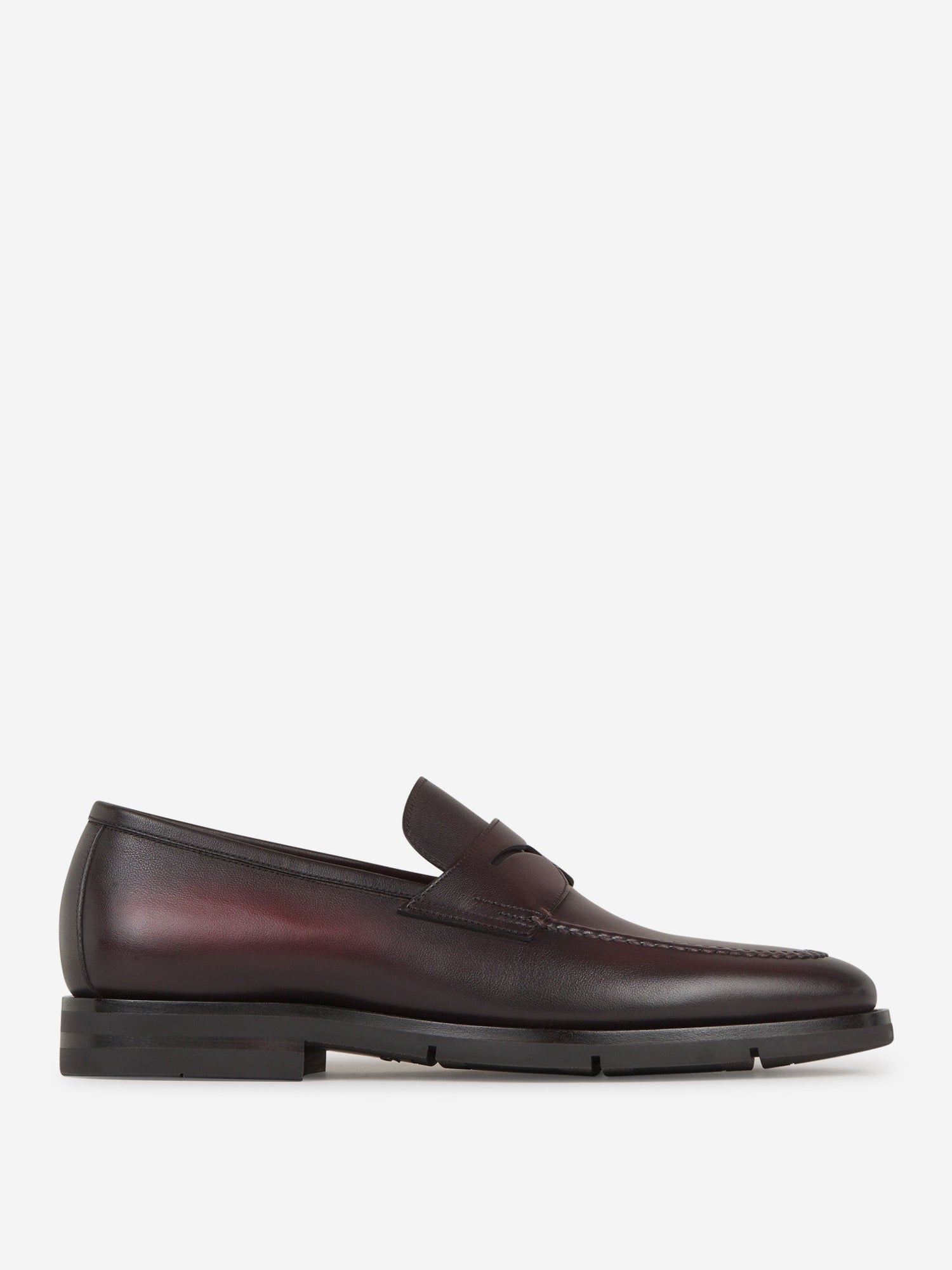 Outlet online Santoni Hombre Zapatos Mocasín Penny color Burdeos sku 611-004246 01 - Foto 1