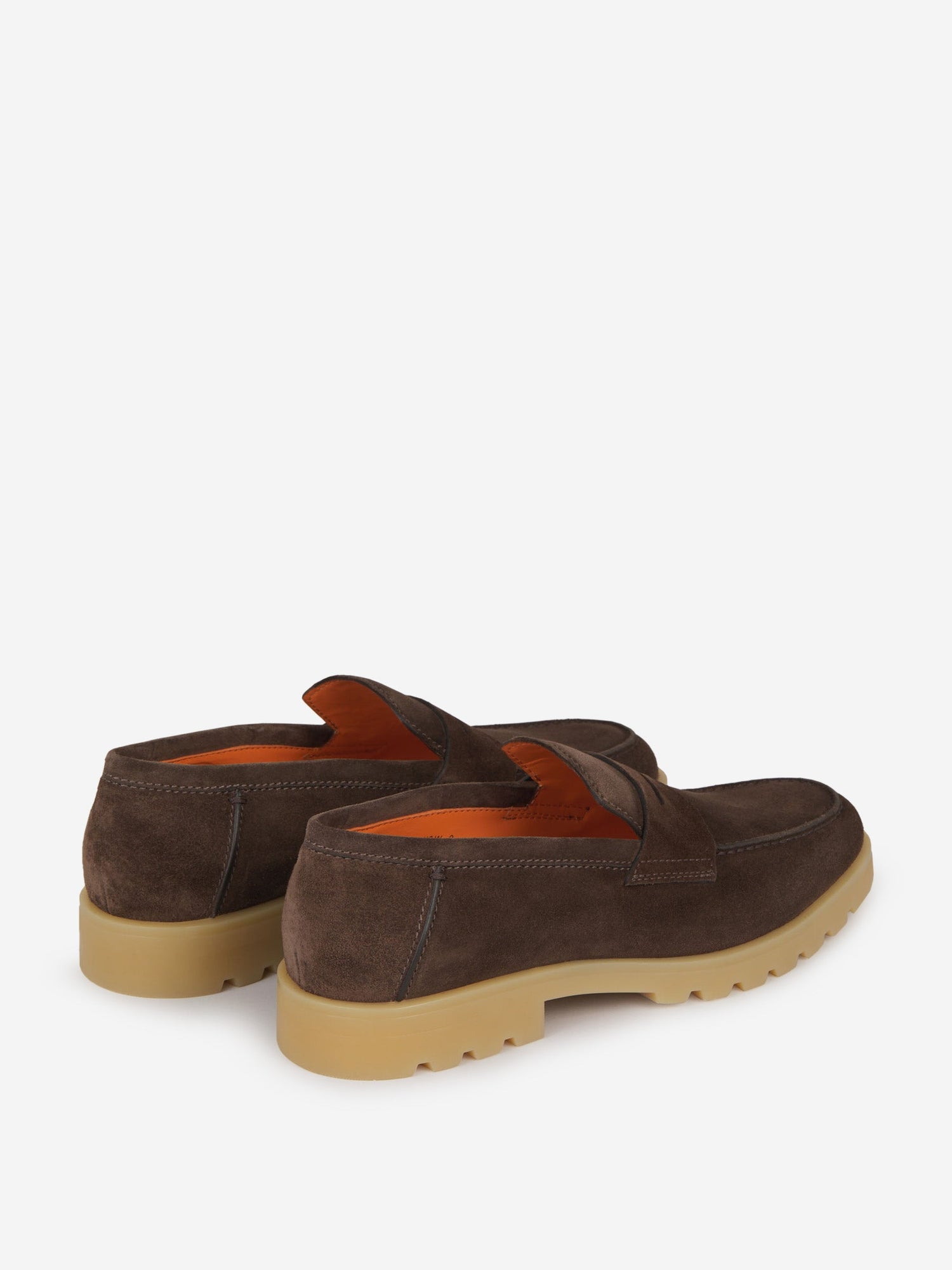 Outlet online Santoni Hombre Mocasines Piel Ante color Marron sku 611-004249 01 - Foto 3