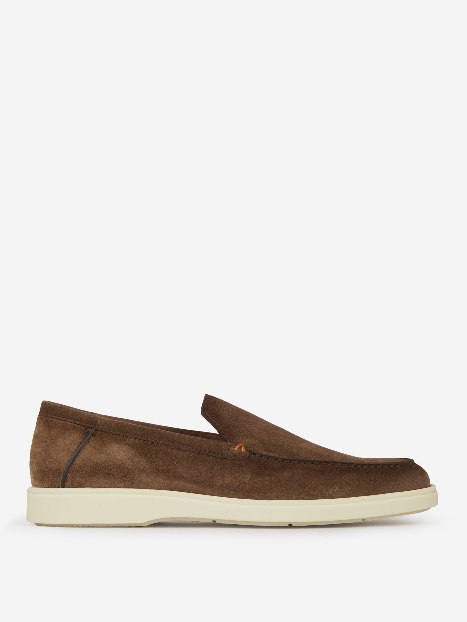 Outlet online Santoni Hombre Mocasines Piel Ante color Marrón sku 611-004250 01 - Foto 1