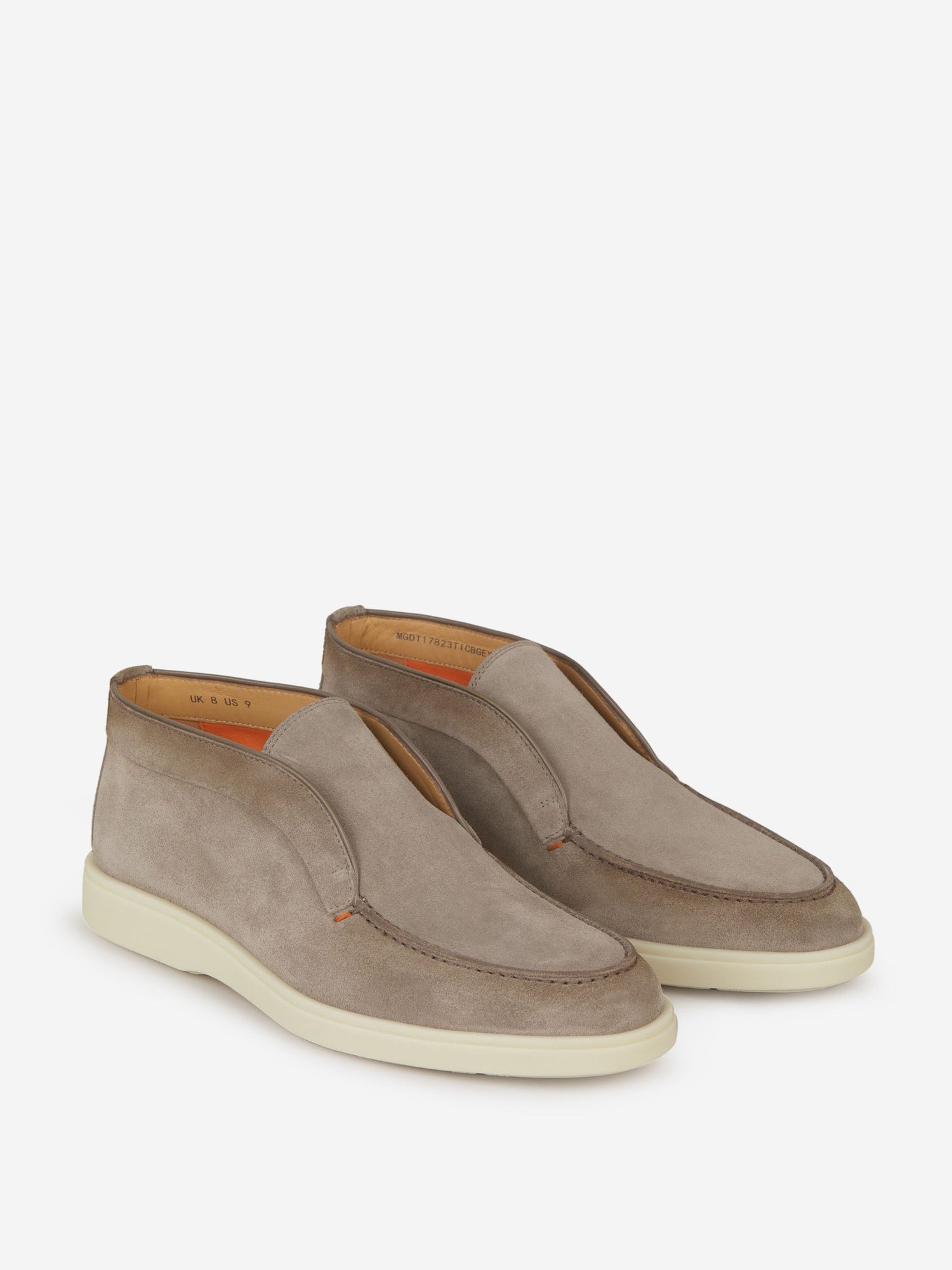 Outlet online Santoni Hombre Mocasines Altos Piel Ante color Beis sku 611-004253 01 - Foto 2
