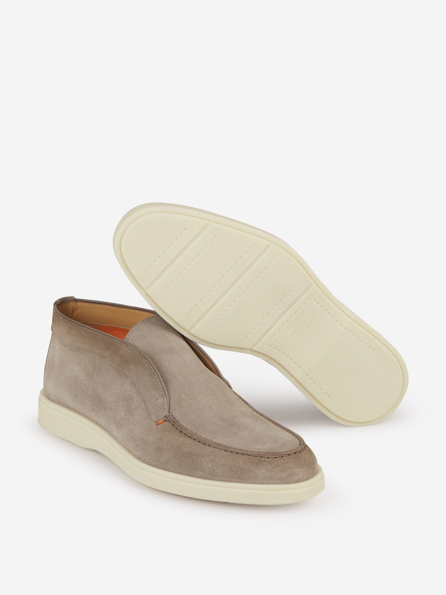 Outlet online Santoni Hombre Mocasines Altos Piel Ante color Beis sku 611-004253 01 - Foto 4