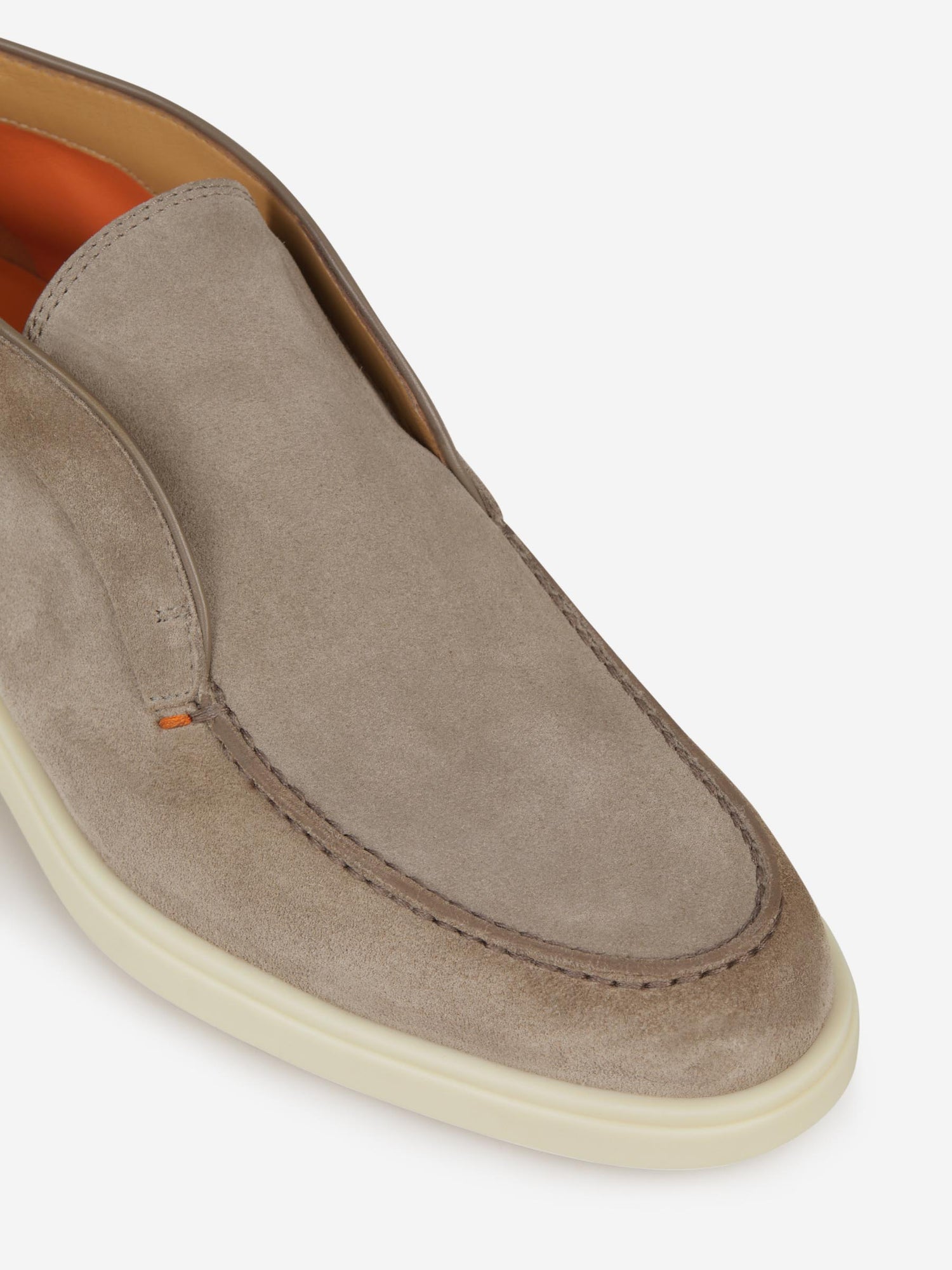 Santoni Mocasines Altos Piel Ante color Beige sku 611-004253 01 - Foto 5